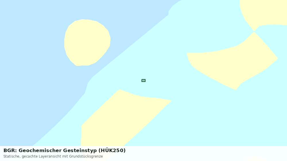 Statische Kartenansicht: BGR: Geochemischer Gesteinstyp (HÜK250)