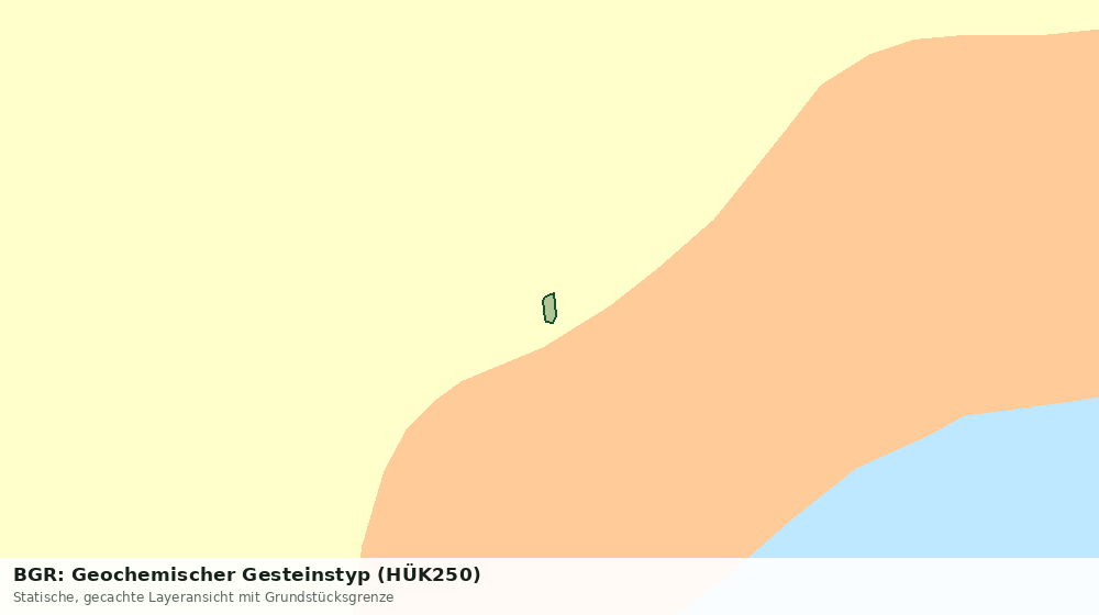 Statische Kartenansicht: BGR: Geochemischer Gesteinstyp (HÜK250)