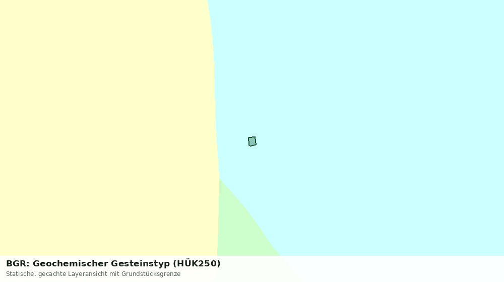 Statische Kartenansicht: BGR: Geochemischer Gesteinstyp (HÜK250)