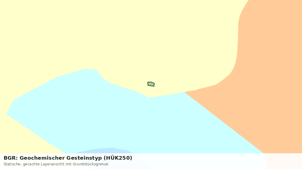 Statische Kartenansicht: BGR: Geochemischer Gesteinstyp (HÜK250)
