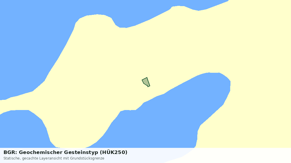 Statische Kartenansicht: BGR: Geochemischer Gesteinstyp (HÜK250)