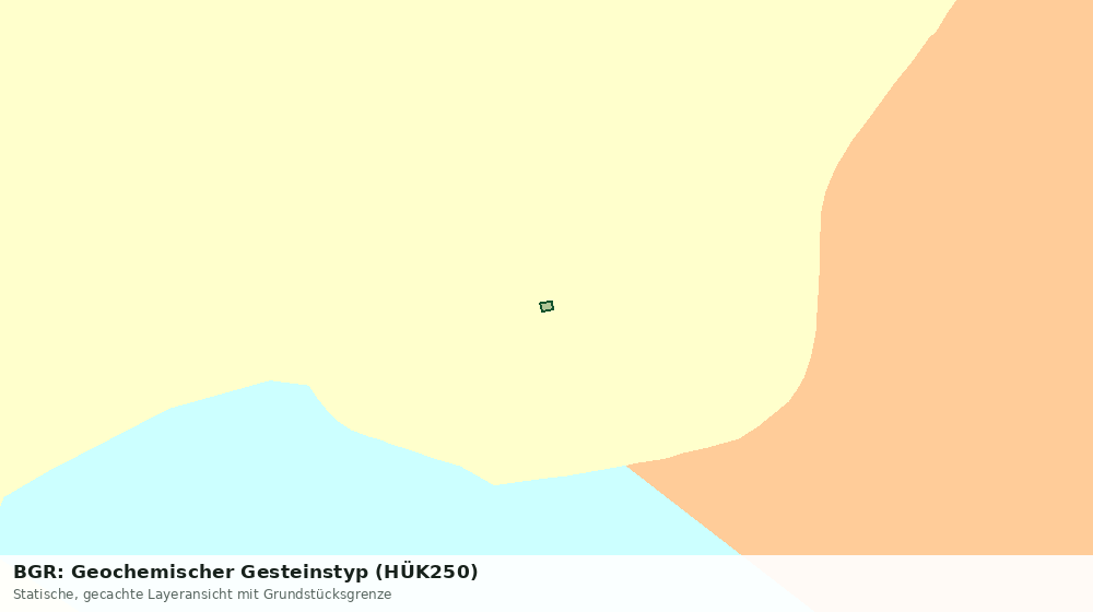Statische Kartenansicht: BGR: Geochemischer Gesteinstyp (HÜK250)