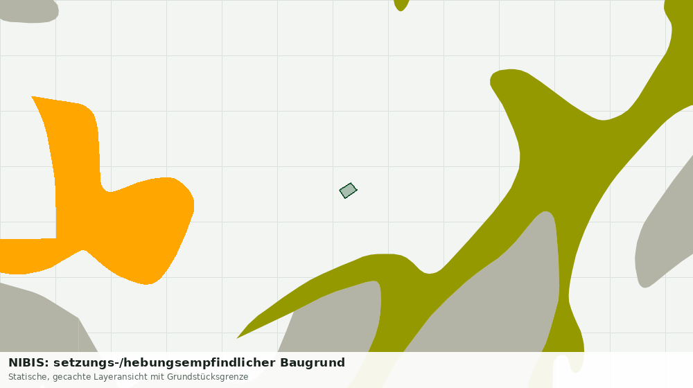 Statische Kartenansicht: NIBIS: setzungs-/hebungsempfindlicher Baugrund