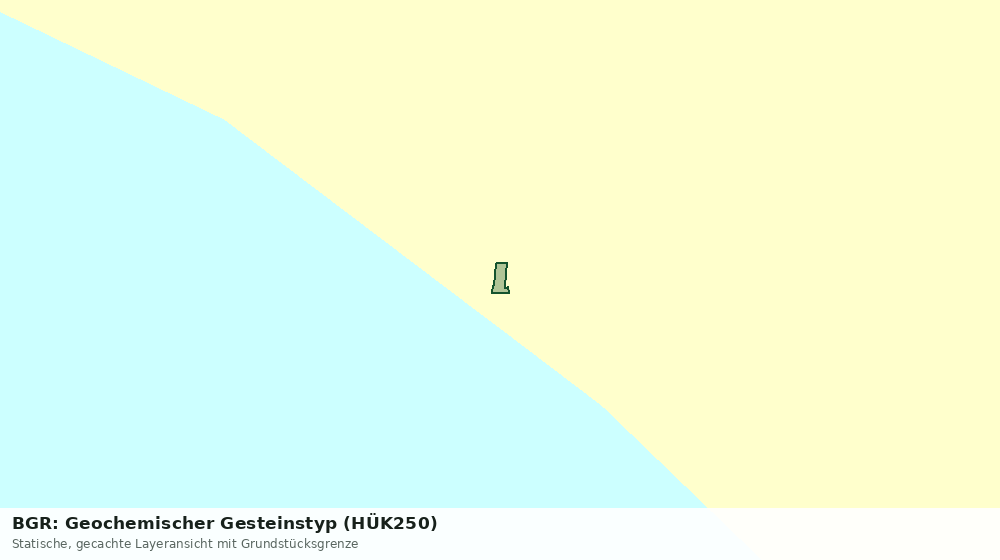 Statische Kartenansicht: BGR: Geochemischer Gesteinstyp (HÜK250)