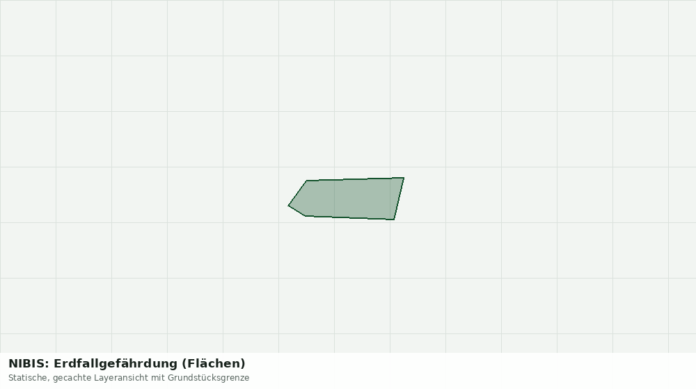 Statische Kartenansicht: NIBIS: Erdfallgefährdung (Flächen)