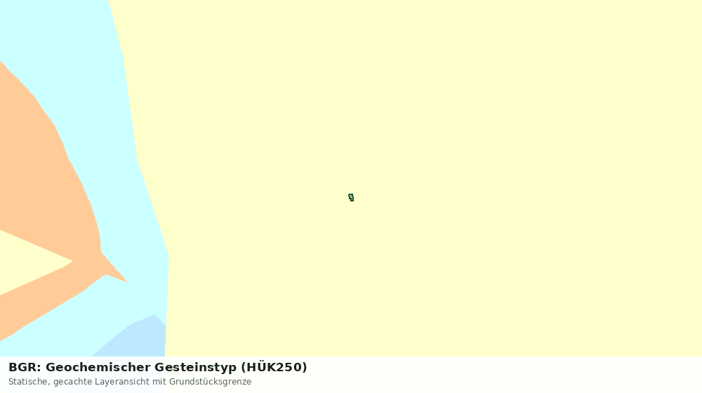 Statische Kartenansicht: BGR: Geochemischer Gesteinstyp (HÜK250)