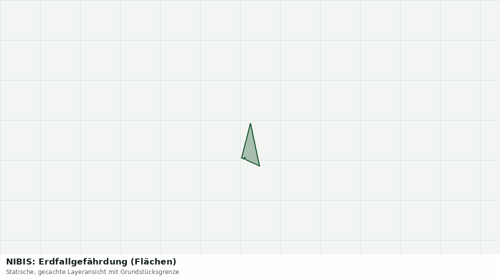 Statische Kartenansicht: NIBIS: Erdfallgefährdung (Flächen)