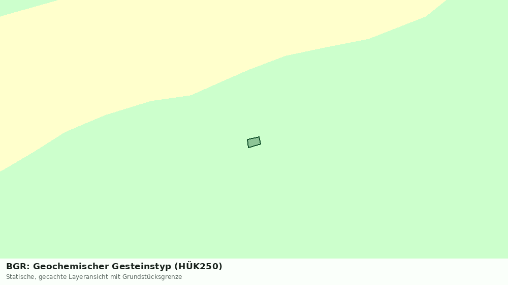 Statische Kartenansicht: BGR: Geochemischer Gesteinstyp (HÜK250)