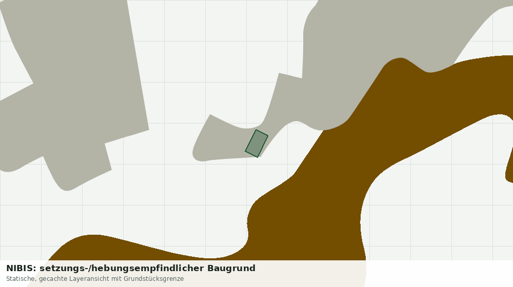 Statische Kartenansicht: NIBIS: setzungs-/hebungsempfindlicher Baugrund