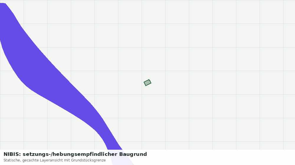 Statische Kartenansicht: NIBIS: setzungs-/hebungsempfindlicher Baugrund