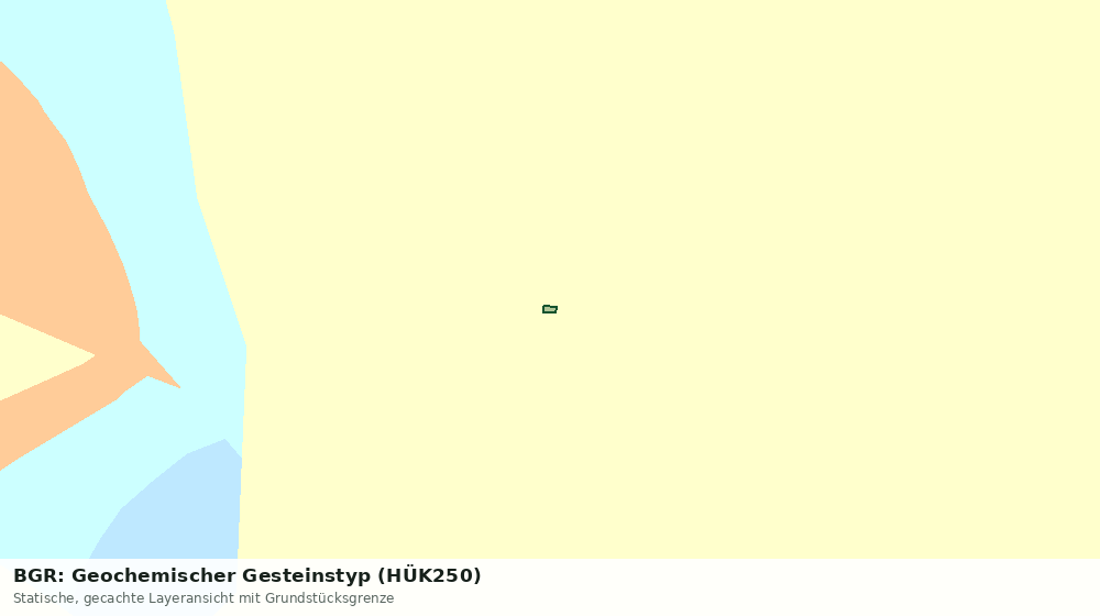 Statische Kartenansicht: BGR: Geochemischer Gesteinstyp (HÜK250)