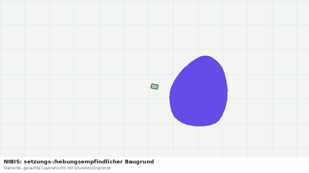 Statische Kartenansicht: NIBIS: setzungs-/hebungsempfindlicher Baugrund