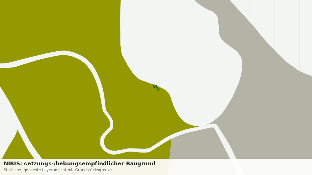 Statische Kartenansicht: NIBIS: setzungs-/hebungsempfindlicher Baugrund