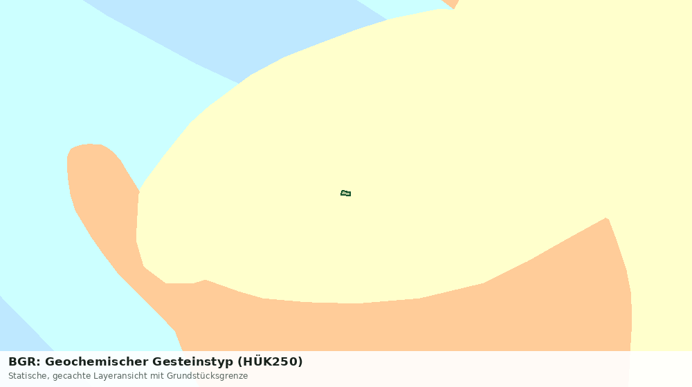 Statische Kartenansicht: BGR: Geochemischer Gesteinstyp (HÜK250)