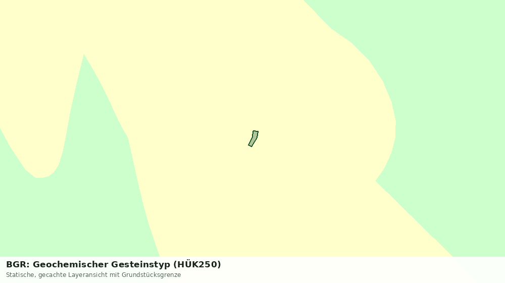 Statische Kartenansicht: BGR: Geochemischer Gesteinstyp (HÜK250)