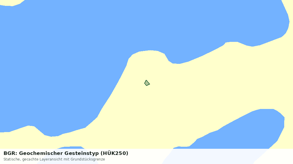 Statische Kartenansicht: BGR: Geochemischer Gesteinstyp (HÜK250)