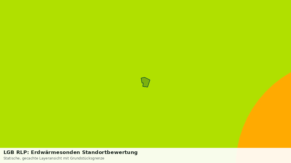 Statische Kartenansicht: LGB RLP: Erdwärmesonden Standortbewertung