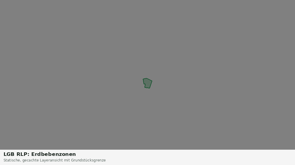 Statische Kartenansicht: LGB RLP: Erdbebenzonen