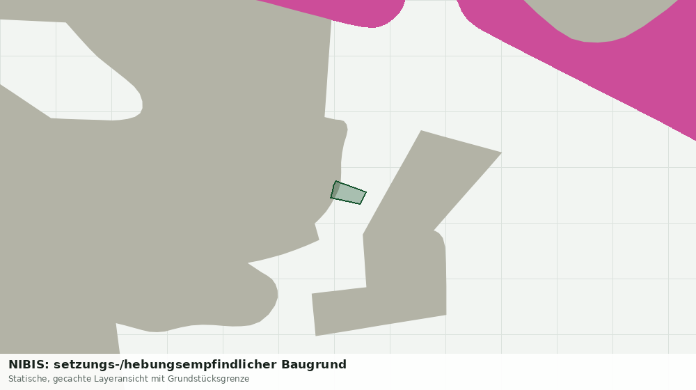 Statische Kartenansicht: NIBIS: setzungs-/hebungsempfindlicher Baugrund