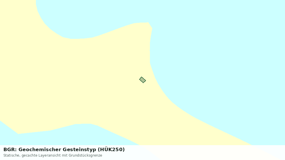 Statische Kartenansicht: BGR: Geochemischer Gesteinstyp (HÜK250)
