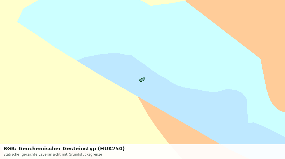 Statische Kartenansicht: BGR: Geochemischer Gesteinstyp (HÜK250)