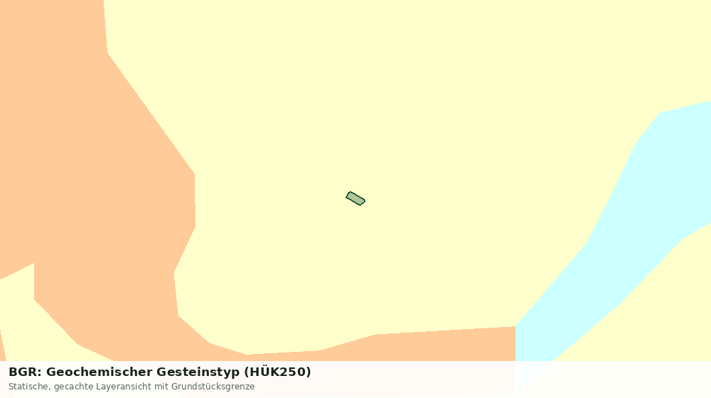 Statische Kartenansicht: BGR: Geochemischer Gesteinstyp (HÜK250)