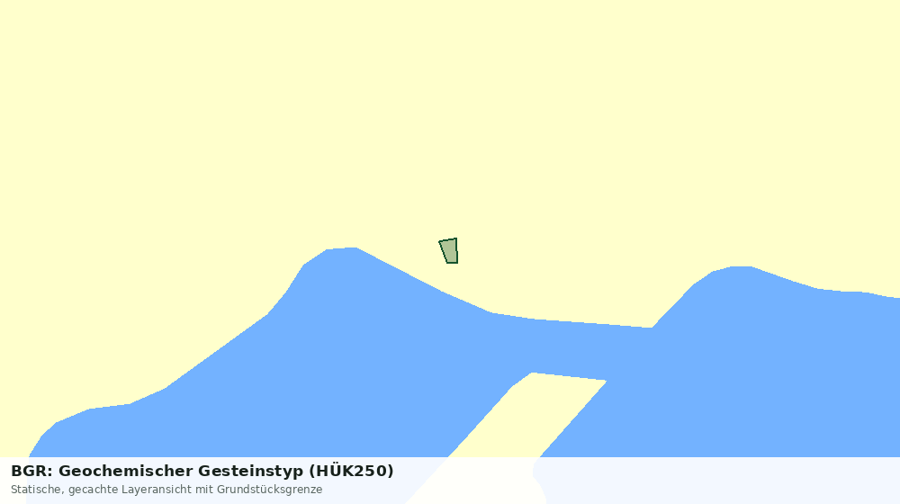 Statische Kartenansicht: BGR: Geochemischer Gesteinstyp (HÜK250)