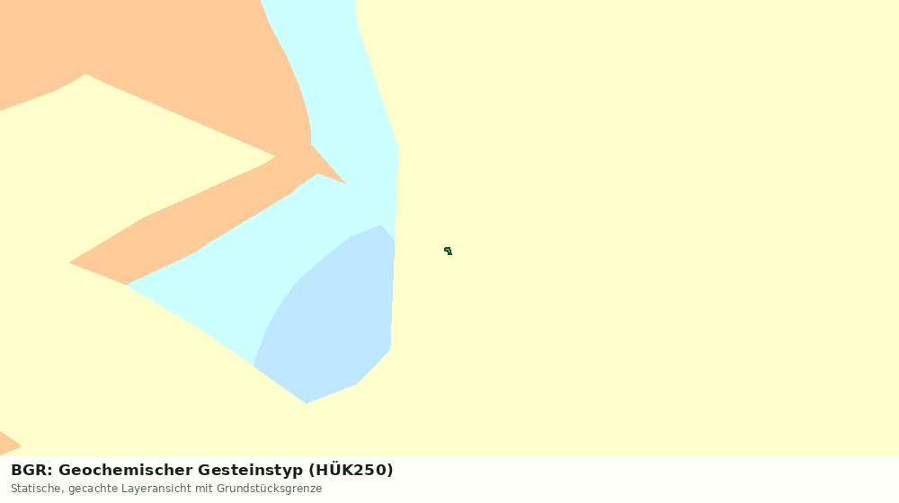 Statische Kartenansicht: BGR: Geochemischer Gesteinstyp (HÜK250)