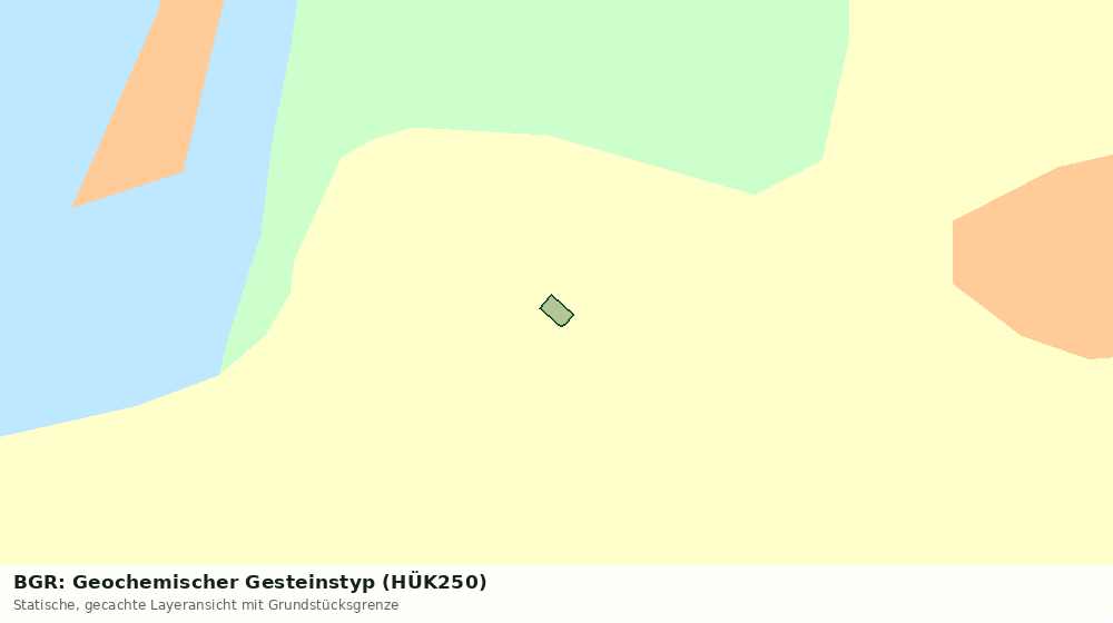 Statische Kartenansicht: BGR: Geochemischer Gesteinstyp (HÜK250)