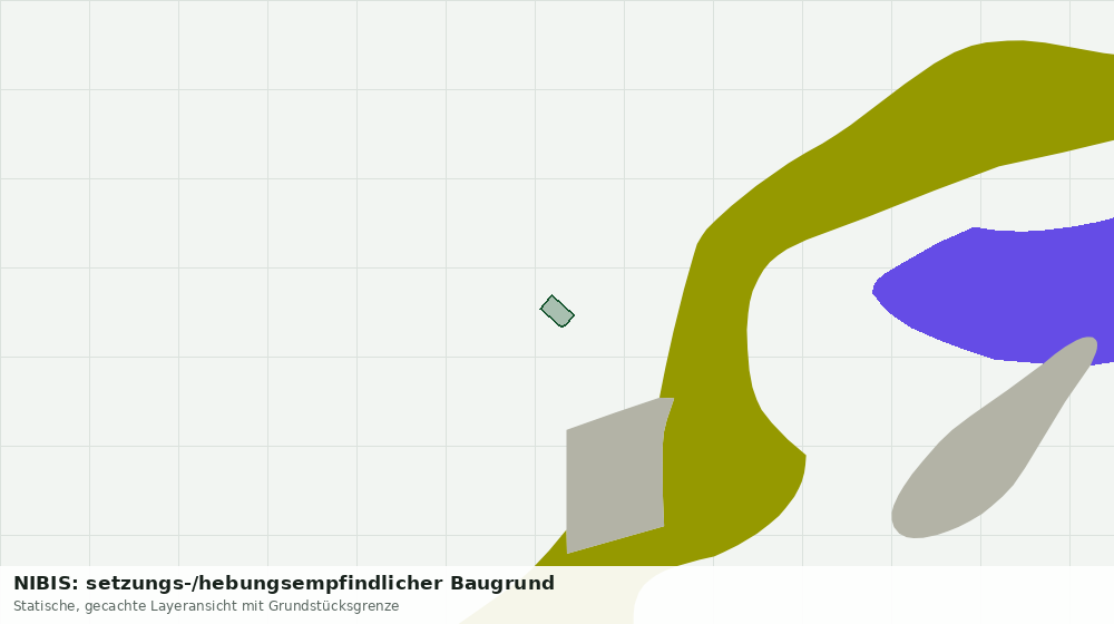 Statische Kartenansicht: NIBIS: setzungs-/hebungsempfindlicher Baugrund
