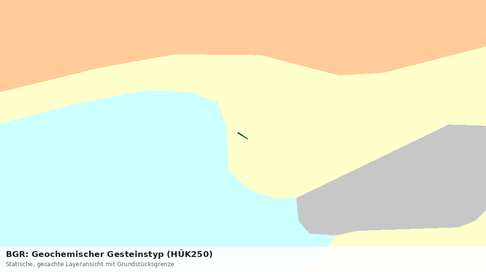 Statische Kartenansicht: BGR: Geochemischer Gesteinstyp (HÜK250)