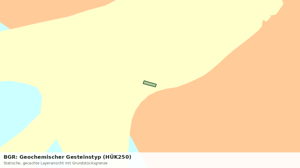 Statische Kartenansicht: BGR: Geochemischer Gesteinstyp (HÜK250)