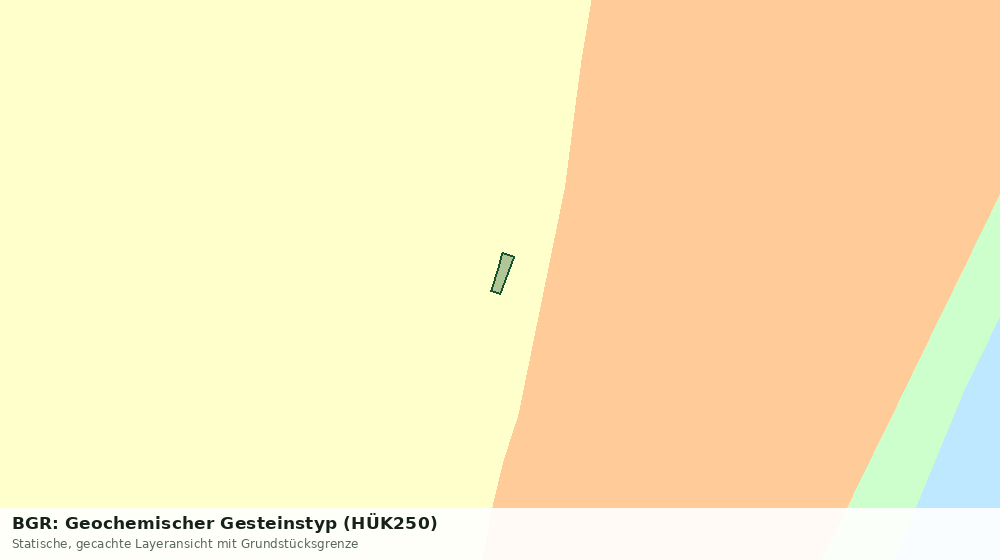 Statische Kartenansicht: BGR: Geochemischer Gesteinstyp (HÜK250)