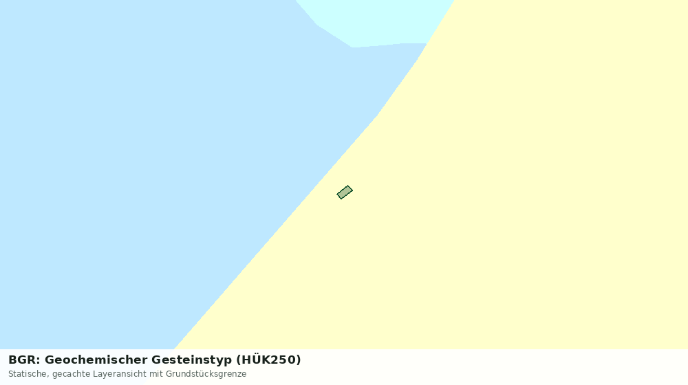 Statische Kartenansicht: BGR: Geochemischer Gesteinstyp (HÜK250)