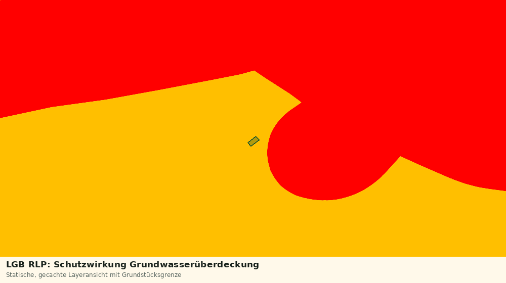 Statische Kartenansicht: LGB RLP: Schutzwirkung Grundwasserüberdeckung