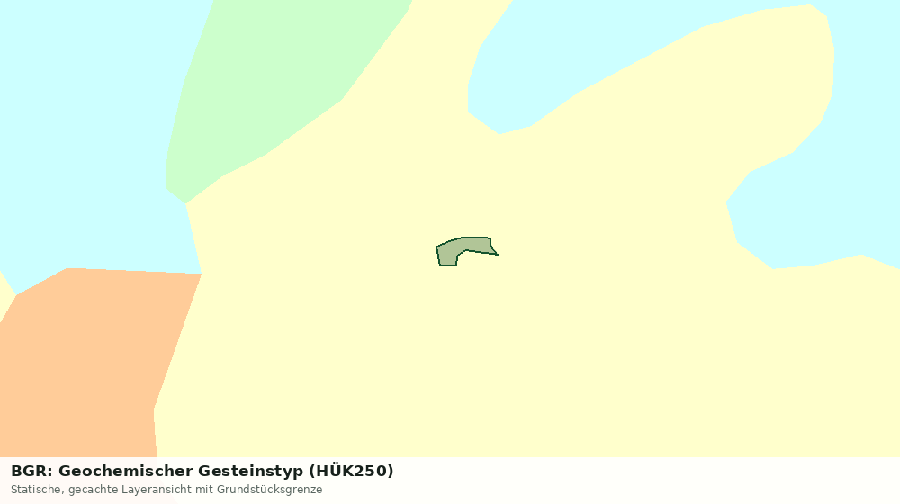 Statische Kartenansicht: BGR: Geochemischer Gesteinstyp (HÜK250)