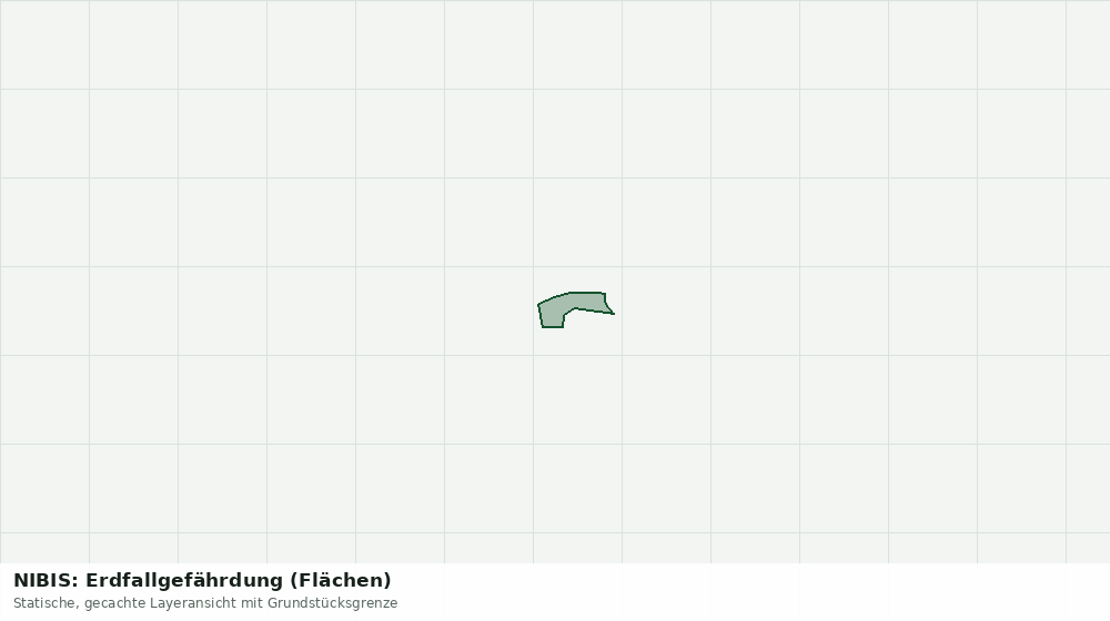 Statische Kartenansicht: NIBIS: Erdfallgefährdung (Flächen)