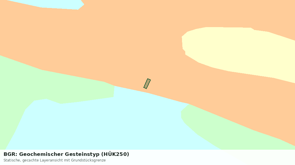 Statische Kartenansicht: BGR: Geochemischer Gesteinstyp (HÜK250)