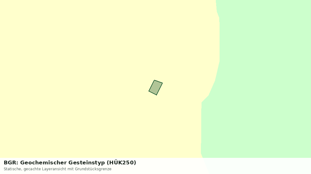 Statische Kartenansicht: BGR: Geochemischer Gesteinstyp (HÜK250)