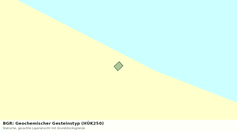 Statische Kartenansicht: BGR: Geochemischer Gesteinstyp (HÜK250)