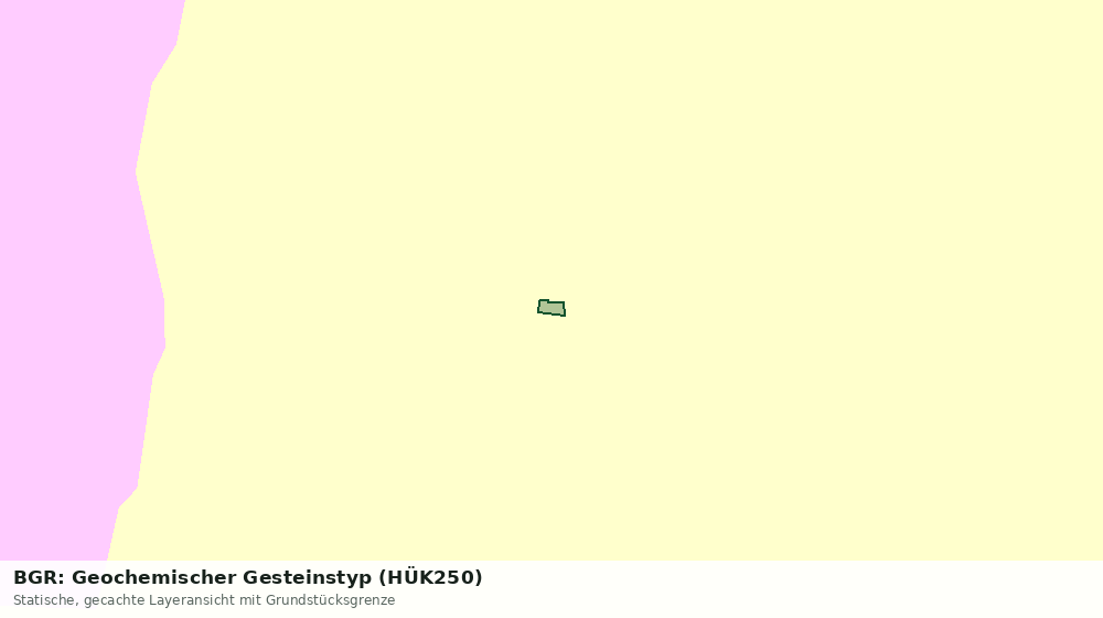 Statische Kartenansicht: BGR: Geochemischer Gesteinstyp (HÜK250)