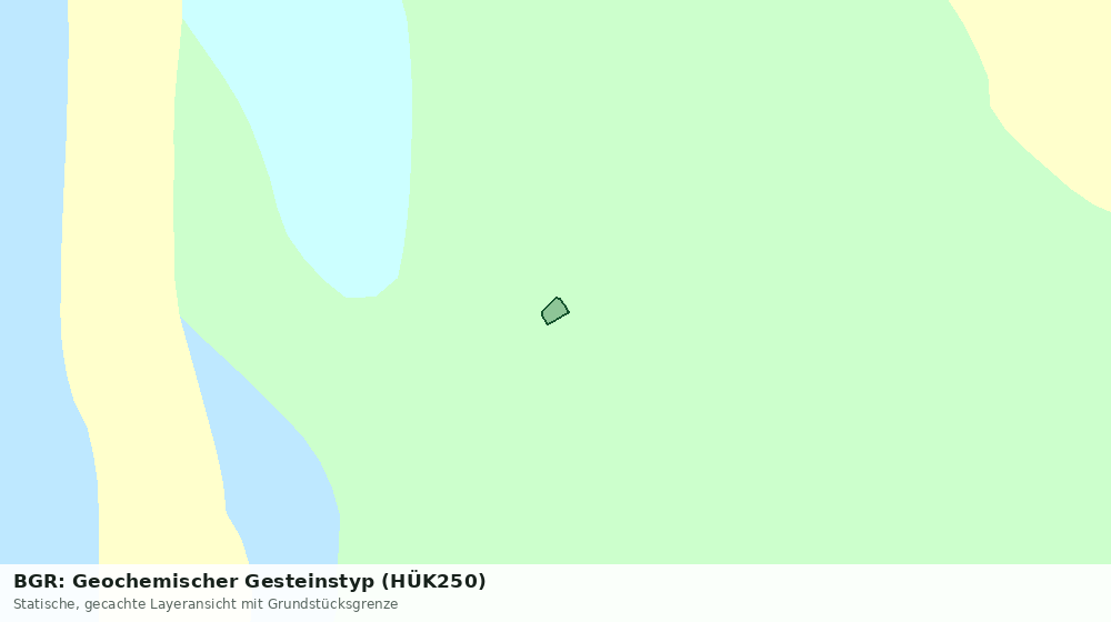 Statische Kartenansicht: BGR: Geochemischer Gesteinstyp (HÜK250)