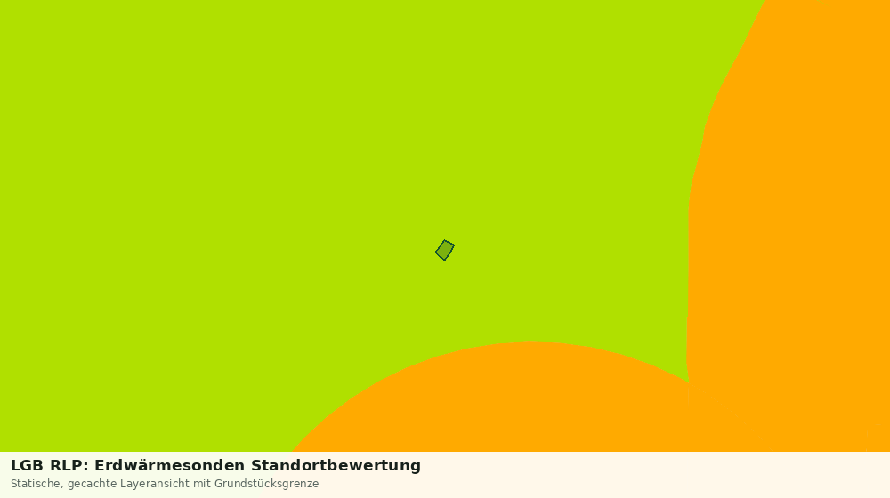 Statische Kartenansicht: LGB RLP: Erdwärmesonden Standortbewertung