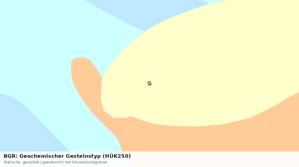 Statische Kartenansicht: BGR: Geochemischer Gesteinstyp (HÜK250)