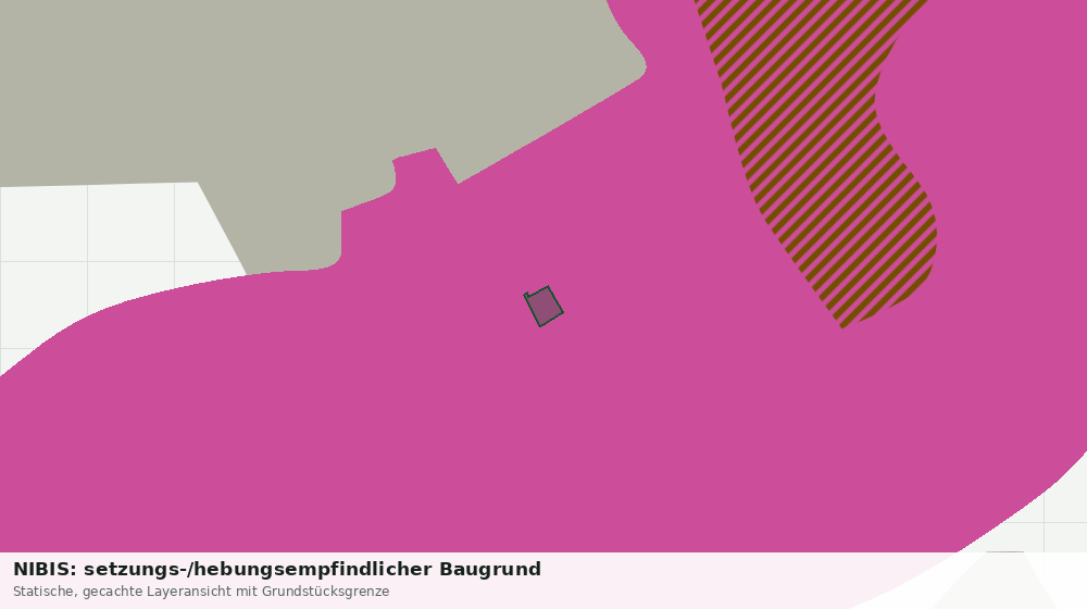 Statische Kartenansicht: NIBIS: setzungs-/hebungsempfindlicher Baugrund