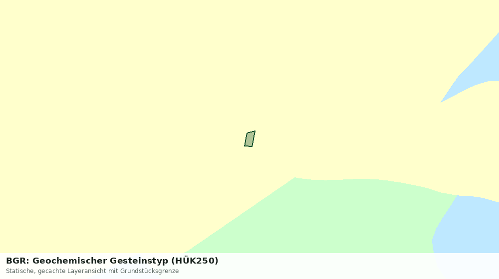 Statische Kartenansicht: BGR: Geochemischer Gesteinstyp (HÜK250)