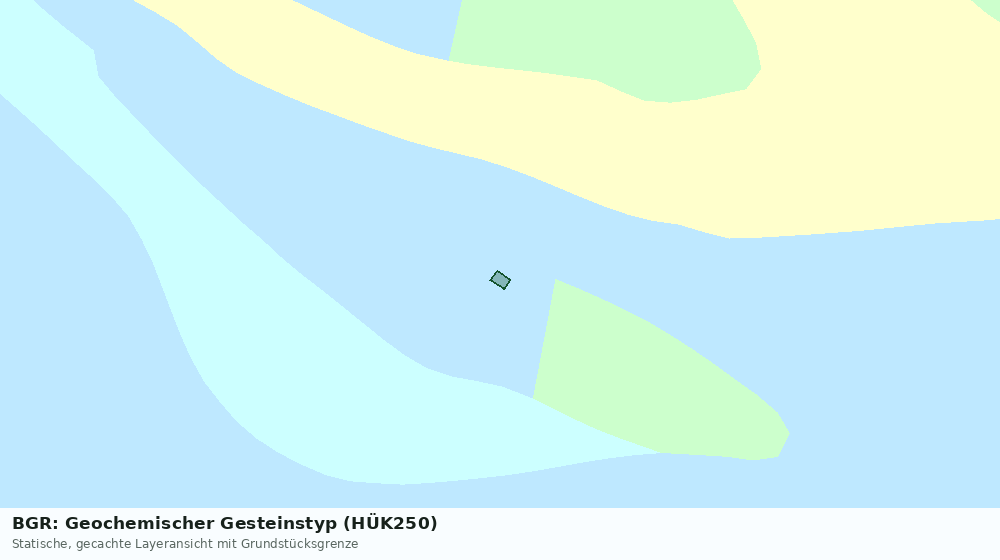 Statische Kartenansicht: BGR: Geochemischer Gesteinstyp (HÜK250)