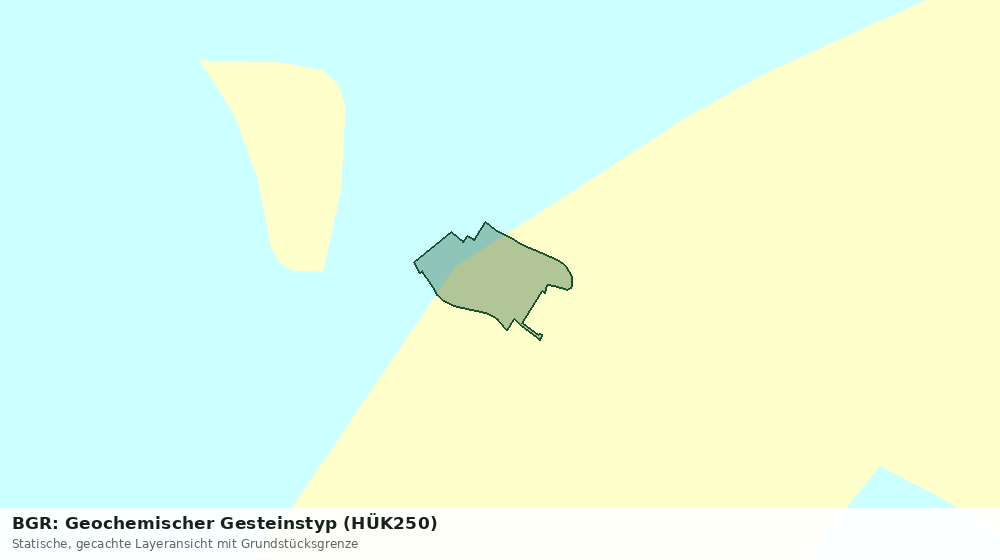 Statische Kartenansicht: BGR: Geochemischer Gesteinstyp (HÜK250)