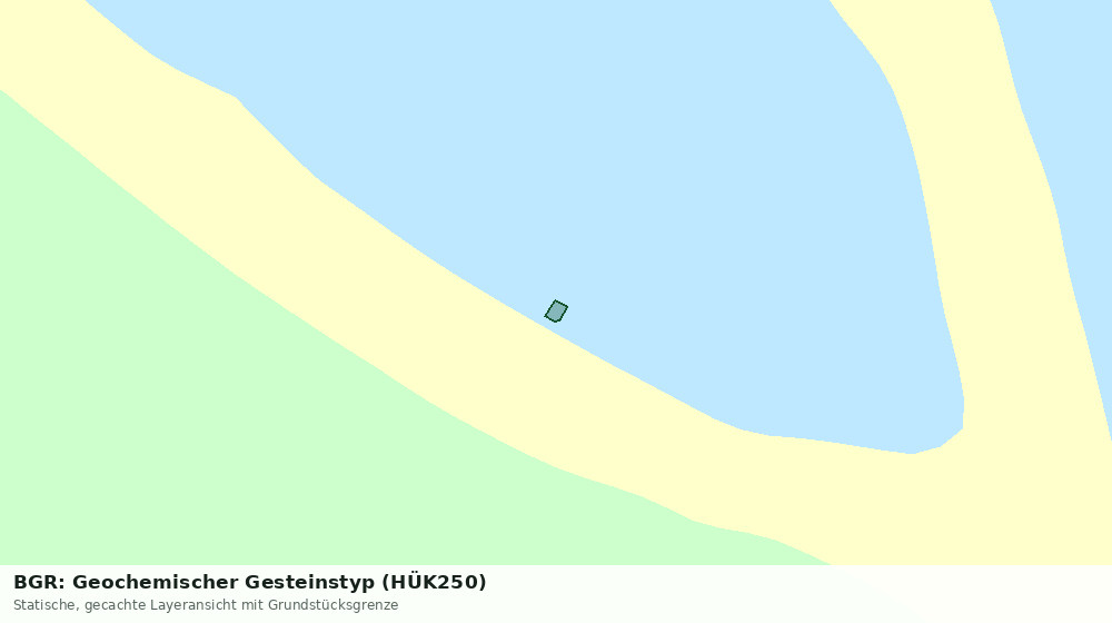 Statische Kartenansicht: BGR: Geochemischer Gesteinstyp (HÜK250)