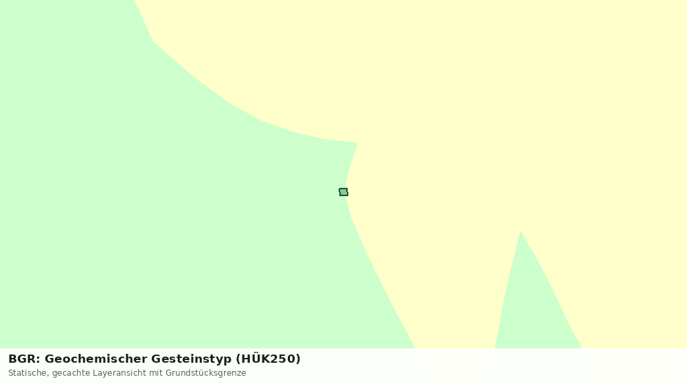 Statische Kartenansicht: BGR: Geochemischer Gesteinstyp (HÜK250)